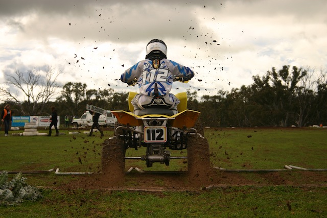 Ben Wade on his way to 5 moto wins in the intermediate class