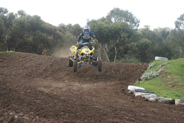 Adam Larson won 3 of the 5 Pro Motos